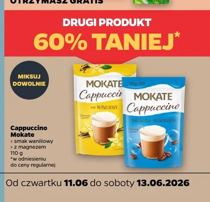 Cappuccino Mokate smak waniliowy promocja w Netto