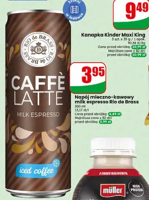 Napój mleczno-kawowy Rio de Brass Milk Espresso promocja w Dino