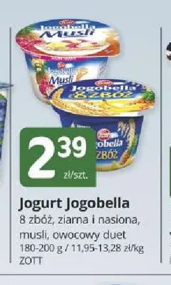 Jogurt Jogobella 8 zbóż promocja w Marketvita