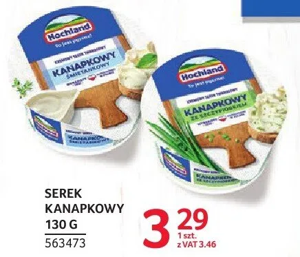 Serek kanapkowy Hochland 130 g promocja w Selgros