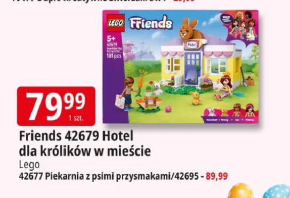 Friends 42679 Hotel dla królików w mieście promocja w Leclerc