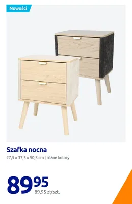 Szafka nocna 27,5x37,5x50,5 cm promocja w Action