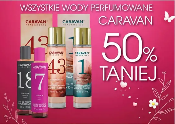 Wszystkie wody perfumowane -50% promocja w Dino