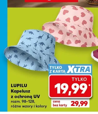 Kapelusz dziecięcy z ochroną UV Lupilu promocja w Kaufland