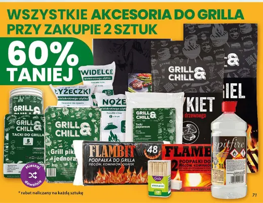Akcesoria do grilla promocja w Dino