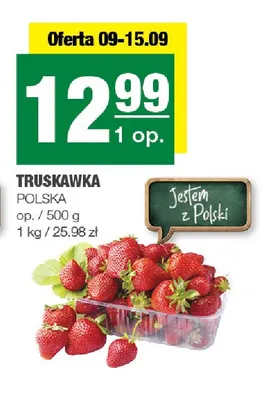 Truskawki polskie promocja w SPAR
