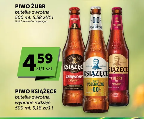 Piwo bezalkoholowe Książęce Złote Pszeniczne promocja w Euro Sklep