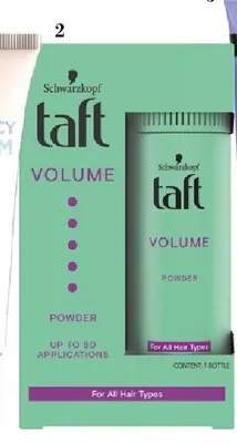 Puder do włosów Schwarzkopf Taft Volume promocja w Hebe
