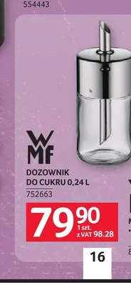 Dozownik do cukru 0,24 l Wmf promocja w Selgros