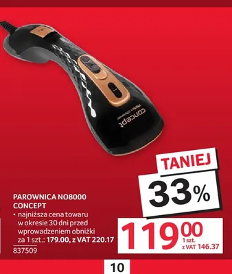 Parownica NO8000 Concept promocja w Selgros