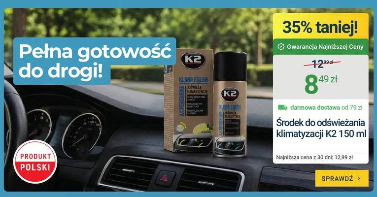 Środek do odświeżania klimatyzacji K2 Klima Fresh promocja w ERLI
