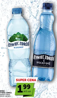 Woda niegazowana Żywiec Zdrój promocja w Groszek