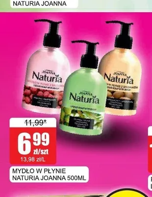 Mydło w płynie Naturia Joanna promocja w Bingo