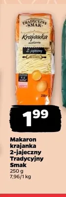 Makaron krajanka 2-jajeczny Tradycyjny Smak promocja w Netto