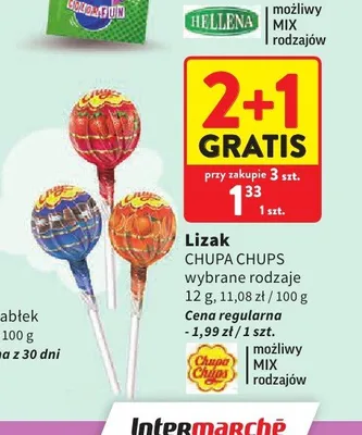 Lizak CHUPA CHUPS promocja w Intermarche
