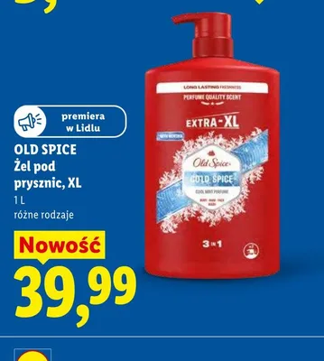 Żel pod prysznic XL OLD SPICE promocja w Lidl