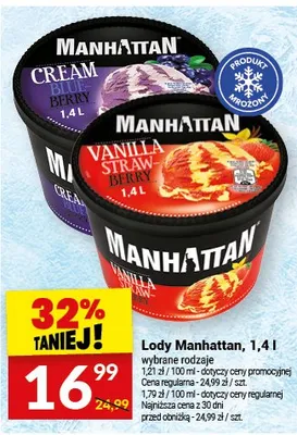 Lody wybrane rodzaje promocja w Twój Market