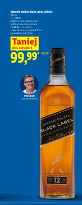Whisky Johnnie Walker Black Label promocja w Lidl