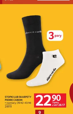 Stopki Pierre Cardin 3-pak promocja w Selgros