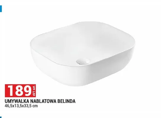 Umywalka nablatowa Belinda promocja w Merkury Market