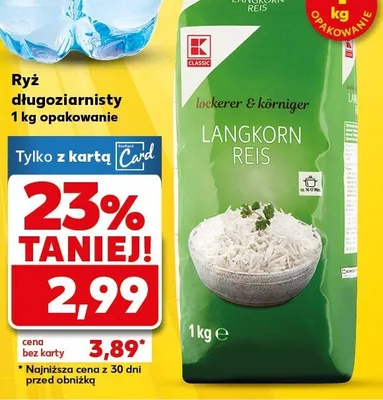 Ryż długoziarnisty Ben's original promocja w Kaufland