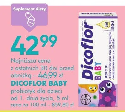 Probiotyk dla dzieci od 1. dnia życia promocja w Super-Pharm