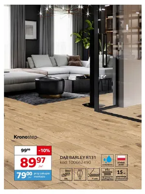 Panele winylowe Dąb Barley R131 Kronostep promocja w Komfort