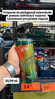 Płyn do czyszczenia wnętrza Car Stuff Interior Cleaner Lime and Mint promocja w Biedronka