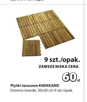Płytki tarasowe KNEKKAND promocja w Jysk