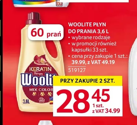 Płyn do prania Woolite promocja w Selgros