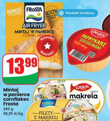 Filety z makreli w oleju promocja w Dino