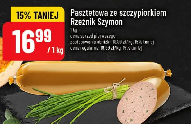 Pasztetowa ze szczypiorkiem promocja w POLOmarket