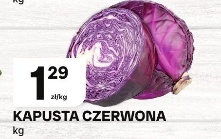 Kapusta czerwona promocja w Chorten