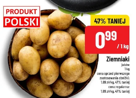 Ziemniaki jadalne promocja w POLOmarket
