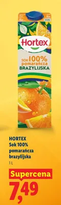 Sok 100% pomarańcza brazylijska promocja w Lidl