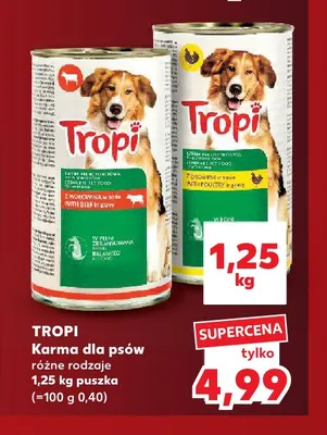 Karma dla psa z drobiem Doogy promocja w Kaufland