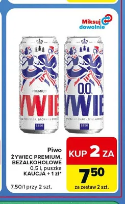 Piwo Żywiec Premium promocja w Carrefour Express