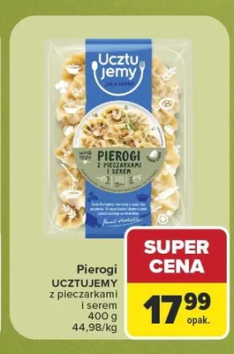 Pierogi z pieczarkami i serem Ucztujemy promocja w Carrefour