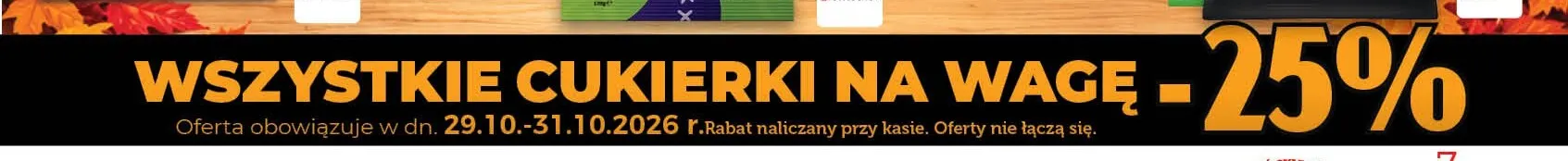 Cukierki na wagę promocja w TOPAZ