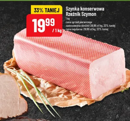 Szynka konserwowa Rzeźnik Szymon promocja w POLOmarket