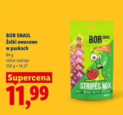 Żelki owocowe w paskach promocja w Lidl