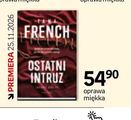 Książka Tana French Ostatni intruz promocja w Empik