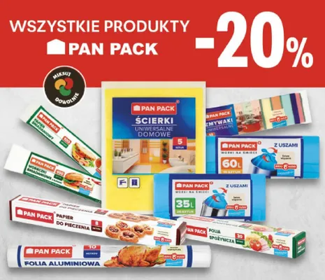 Zmywaki uniwersalne Pan Pack promocja w Delikatesy Centrum