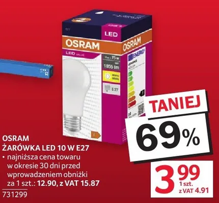 Żarówka LED 10 W E27 promocja w Selgros