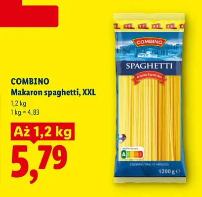 Makaron spaghetti XXL Combino promocja w Lidl