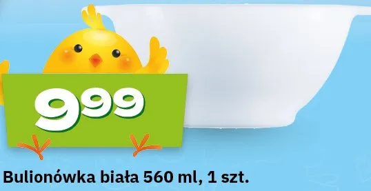 Bulionówka biała 560ml promocja w Twój Market