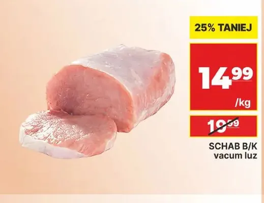 Schab b/k vacum luz promocja w API Market