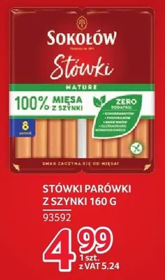 Stówki parówki z szynki 160 g promocja w Selgros