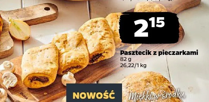 Pasztecik z pieczarkami promocja w Netto