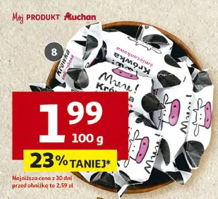 Krówki śmietankowe promocja w Auchan